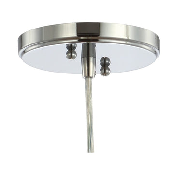 Cleo 5.5" Adjustable Metal/Glass LED Pendant - JONATHAN Y
